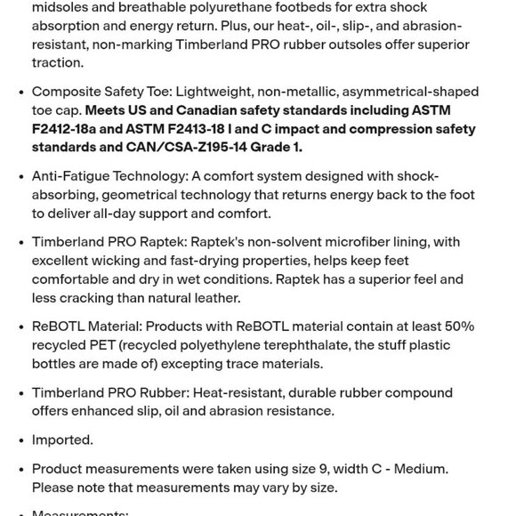 Timberland Pro sneaker - Picture 9 of 9